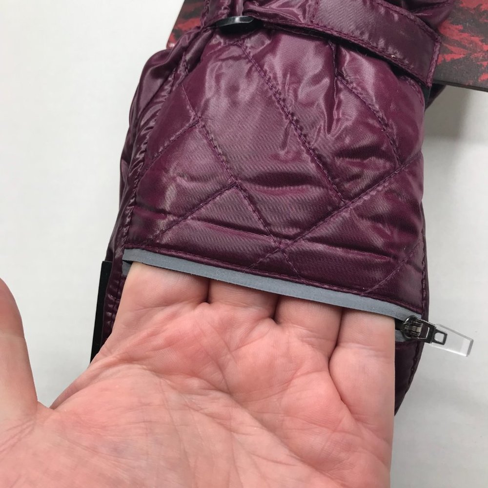 Swiss Tech Quilted Ski Mitten Purple Size Small/Medium New - Picture 3 of 12